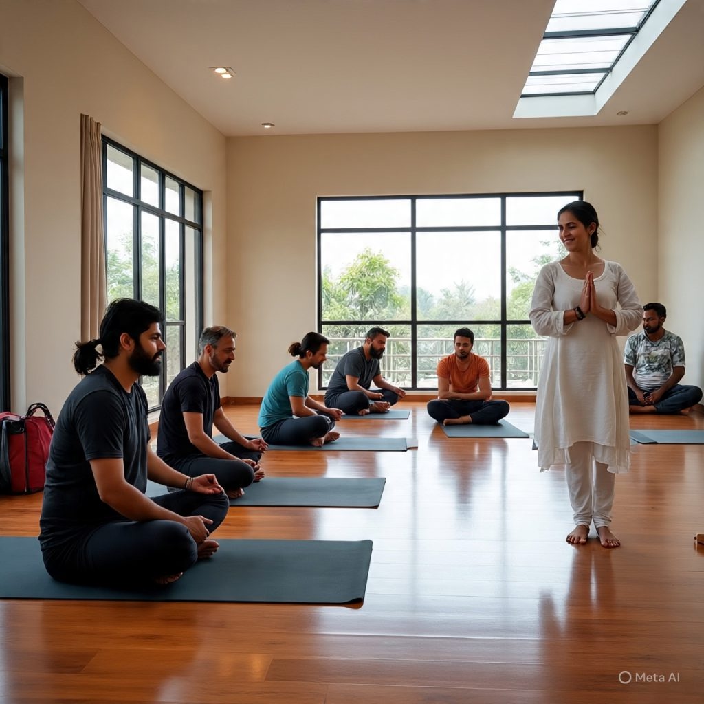 yoga teachers training at shwet yoga classes in thane west