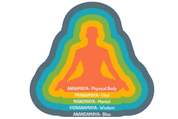 koshas in yoga - explained by shwet yoga classes in thane west